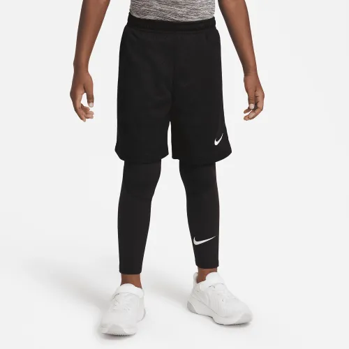 Nike Pro Little дитячі Dri-FIT Tights колір чорний