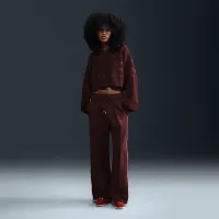 Nike Naomi Osaka женская С высокой Талией Loose Knit Pants цвет красный