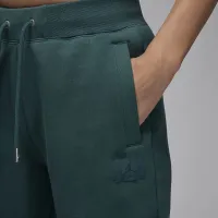 Nike Jordan Flight Fleece женская Pants цвет зеленый