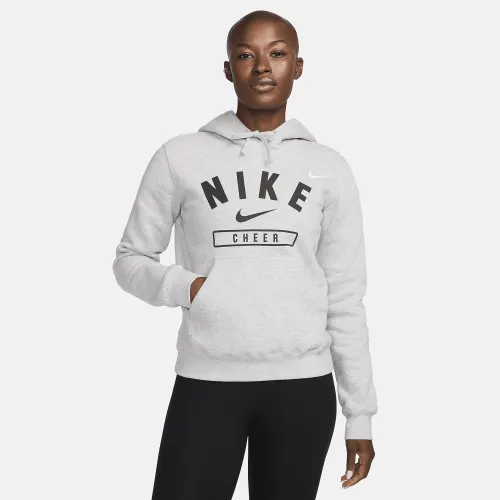 Nike женская Cheer Pullover Толстовка с капюшоном цвет серый