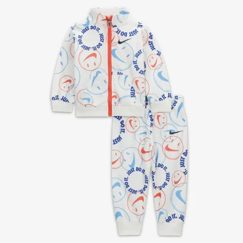 Nike Smiley Swoosh Printed Tricot набор Baby Tracksuit цвет белый