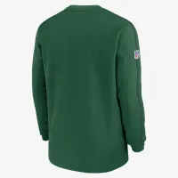 New York Jets Sideline Logo Coach Men’s Nike NFL Long-Sleeve Top колір зелений