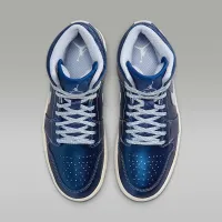Nike Air Jordan 1 Mid SE женская Кроссовки цвет черный