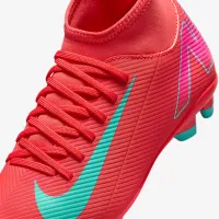 Nike Jr. Mercurial Superfly 10 Club Little/Big дитячі MG High-Top футбольні бутси колір червоний
