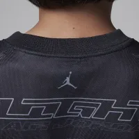 Nike Jordan MVP Big детские Dri-FIT Motorsports Long Sleeve Jersey футболка цвет черный