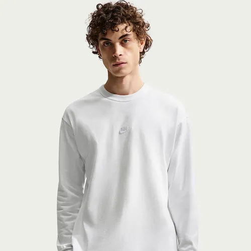 Nike Sportswear Premium Essentials мужские Long-Sleeve футболка цвет белый