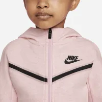 Nike Sportswear Tech Fleece Toddler Zip Толстовка с капюшоном and Pants набор Pink