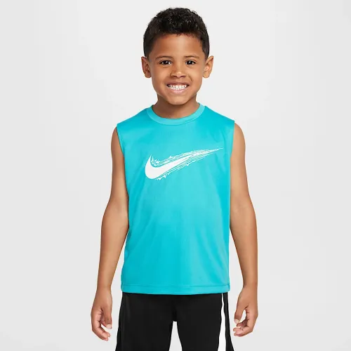 Nike Dri-FIT Little детские Multi Sleeveless Top цвет зеленый