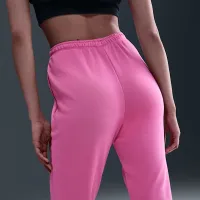 Nike Sportswear Chill Terry женская Slim С высокой Талией French Terry Sweatpants Pink