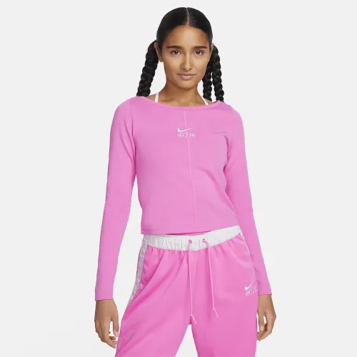 Nike Air женская Long-Sleeve Top цвет красный