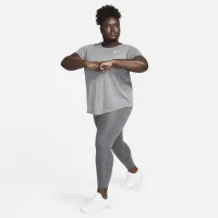 Nike Dri-FIT жіноча футболка (великі розміри) колір чорний