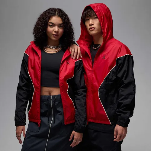 Nike Jordan Brooklyn чоловічі Hooded Draft Куртка колір червоний