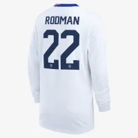 Trinity Rodman USWNT 2024 Stadium Away Bid дитячі Nike Dri-FIT Soccer Jersey колір білий