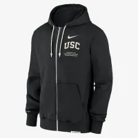 USC Trojans On-Court баскетбольні Men’s Nike Dri-FIT College Full-Zip Толстовка з капюшоном колір чорний
