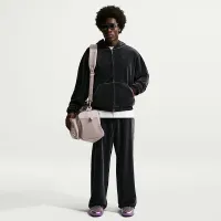 Nike LeBron чоловічі Velour Full-Zip баскетбольні Толстовка з капюшоном колір чорний