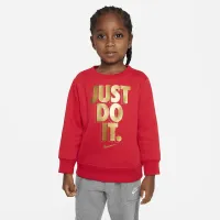 Nike Just Do It Gifting Crewneck Toddler Crewneck цвет красный