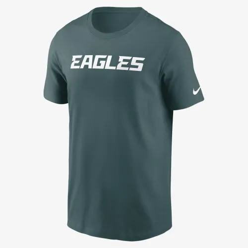 Philadelphia Eagles Primetime Wordmark Essential чоловічі Nike NFL футболка колір зелений