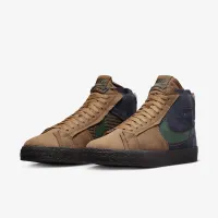 Nike SB Zoom Blazer Mid Premium Skate Кроссовки цвет коричневый