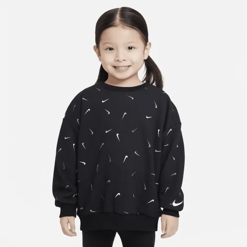 Nike Snack Pack Icon Crew Toddler Top колір чорний