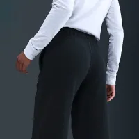 Nike Sportswear Club Fleece женская Mid-Rise Wide-Leg Pants цвет черный