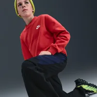 Nike Tech Big детские (для мальчиков) Woven Pants цвет черный