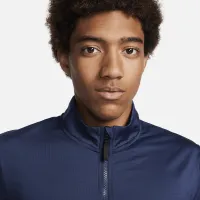 Nike Victory мужские Dri-FIT 1/2-Zip для гольфа Top синий