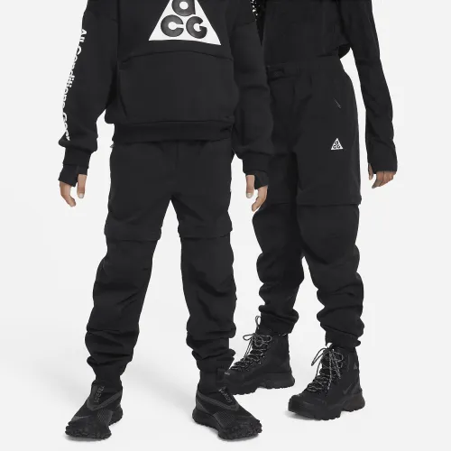 Nike ACG Repel Hike Big дитячі Convertible Pants колір чорний