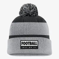Nike Swoosh Peak Football Beanie цвет серый