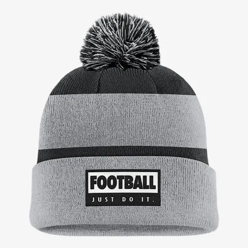 Nike Swoosh Peak Football Beanie цвет серый