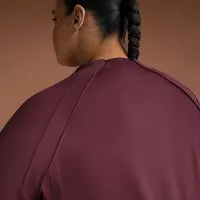 NikeSKIMS Airy жіноча оверсайз V-Neck Long-Sleeve Top колір червоний