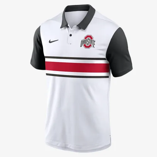 Ohio State Buckeyes Primetime Campus Vapor чоловічі Nike Dri-FIT College Polo колір білий
