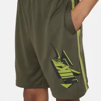 Nike Dri-FIT Little детские шорты цвет зеленый