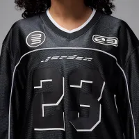 Nike Jordan жіноча Long-Sleeve Jersey Top колір чорний