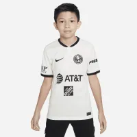 Club Америка 2022/23 Stadium Third Big детские Nike Dri-FIT Soccer Jersey цвет белый