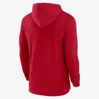 Arizona Wildcats Sideline чоловічі Nike Dri-FIT College Long-Sleeve Hooded Top колір червоний