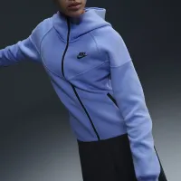 Nike Sportswear Tech Fleece Windrunner женская Full-Zip Толстовка с капюшоном синий