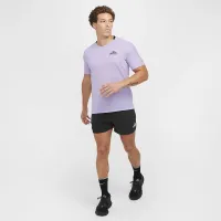 Nike Trail Solar Chase мужские Dri-FIT Short-Sleeve Running Top цвет фиолетовый