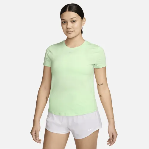 Nike One Classic жіноча Dri-FIT Short-Sleeve Top колір зелений