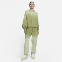 Nike Sportswear Phoenix Fleece жіноча З високою талією оверсайз Sweatpants колір зелений