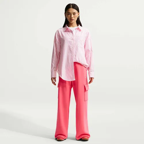 Nike Sportswear Phoenix Fleece женская Cargo Sweatpants Pink