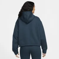 Nike Sportswear Tech Fleece женская оверсайз Толстовка с капюшоном синий