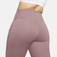 Nike Go женская Firm-Support С высокой Талией 7/8 лосины с карманамицвет фиолетовый