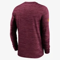 Washington Commanders Sideline Velocity мужские Nike Dri-FIT NFL Long-Sleeve футболка цвет красный