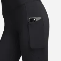 Nike One женская С высокой Талией 7/8 лосины с карманамицвет черный