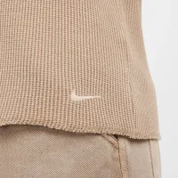 Nike Life чоловічі Heavyweight Waffle Long-Sleeve Top колір коричневий