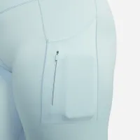 Nike Go женская Firm-Support С высокой Талией Cropped лосины с карманамисиний