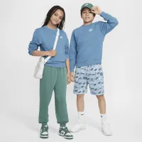 Nike Sportswear Club Fleece Big детские свитшот синий