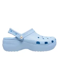 Шлёпанцы Crocs Classic Platform 211231-4NS - Голубые