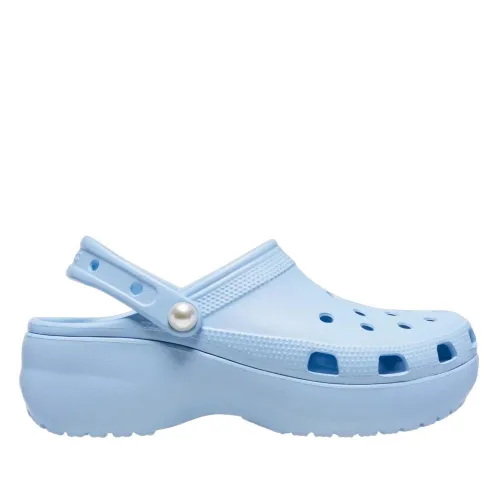 Шлёпанцы Crocs Classic Platform 211231-4NS - Голубые