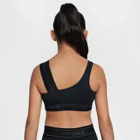 Nike Pro Swoosh Girls' Asymmetrical Sports Bra цвет черный